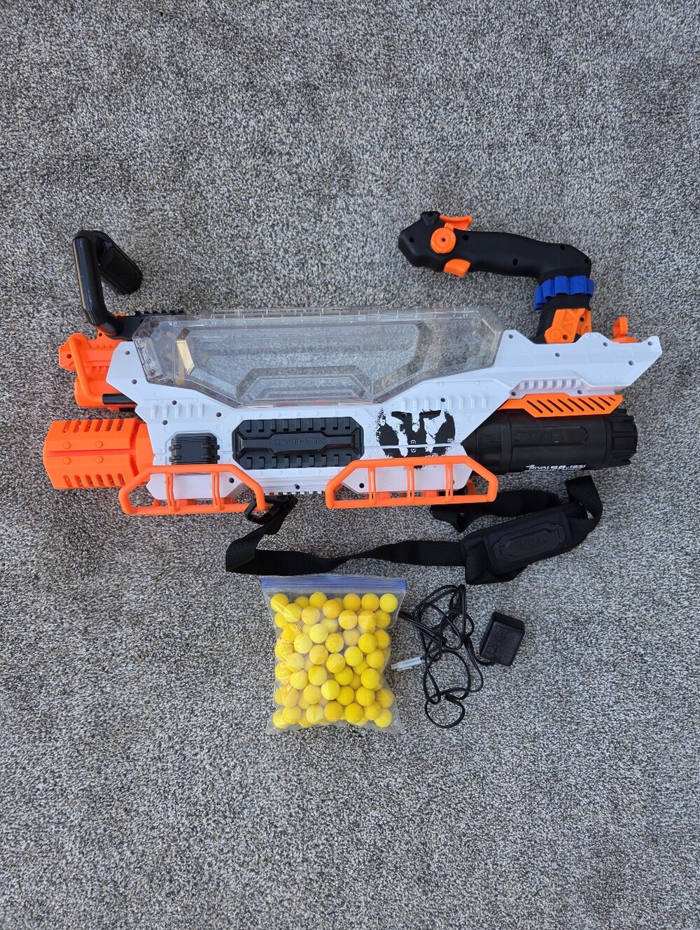 Nerf Rival Prometheus MXVIII-20K Blaster Set 100 Rounds W Charger Shoulder Strap